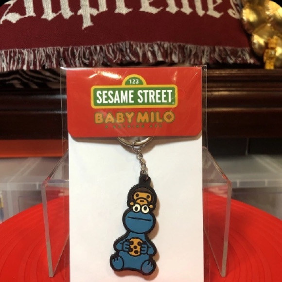 Bape Other - A BATHING APE COOKIE MONSTER KEYCHAIN 
BAPE SPACE CAMO MASK BAPE PICTURE